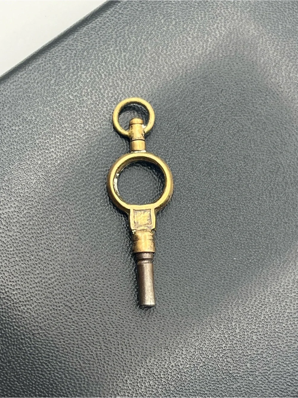 Victorian gold & silver tone size 6 vintage pocket watch winding key antique - Picture 7 of 14